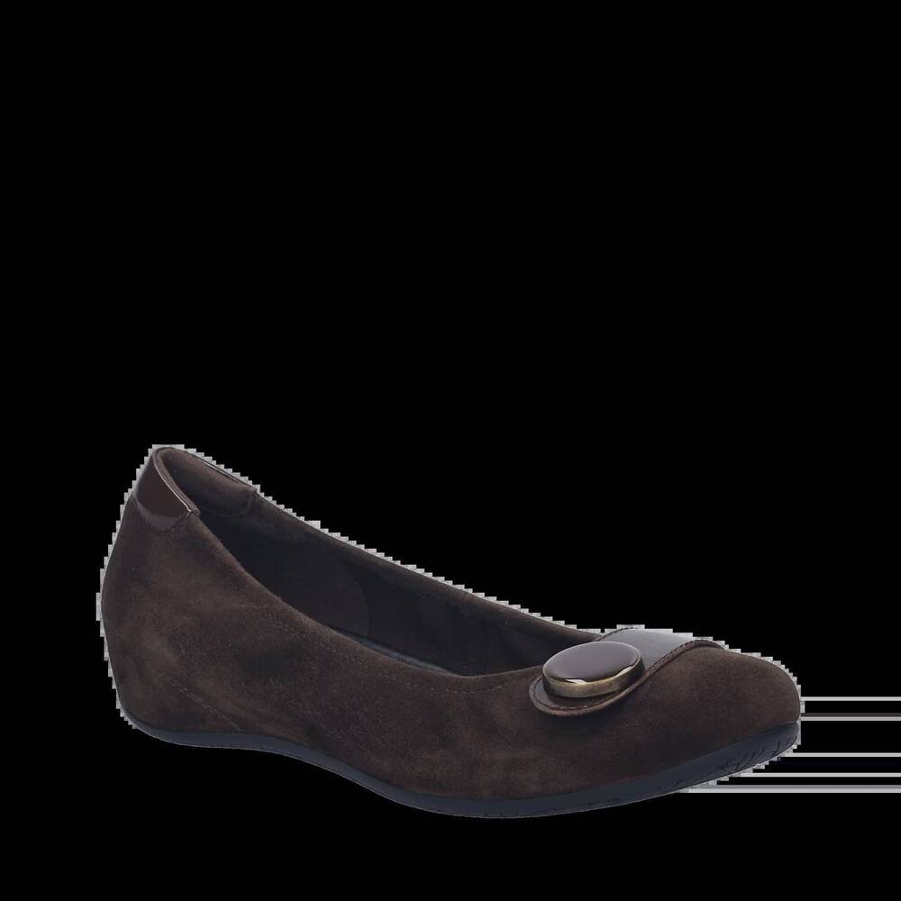 NEW JOSEF SEIBEL women's florina 06 flat shoes in cognac